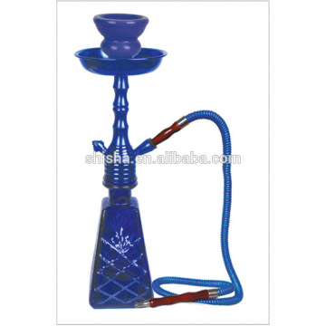 Modern Hookah Diamond cut blue Hookah